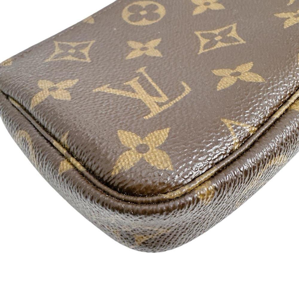 LOUIS VUITTON Brown Monogram Canvas Pochette Pouch - Picture 5 of 12